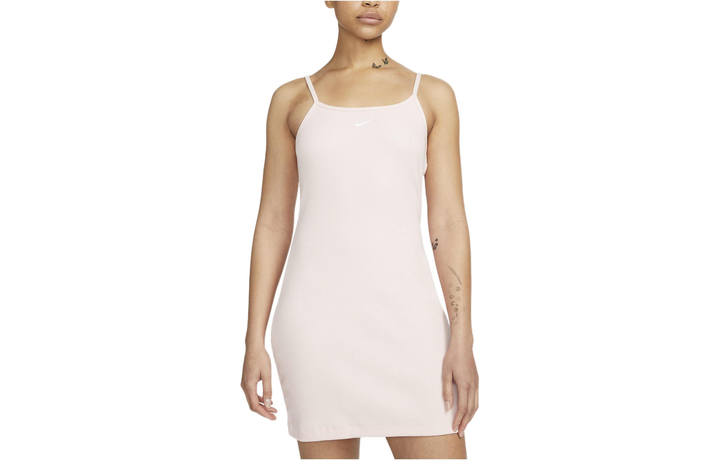 

Nike Sportswear Essentials Slip Dresses Women s Pink Moderate Short DM6231-610 XL