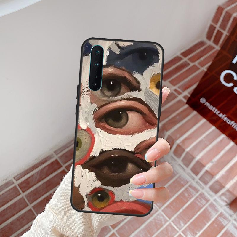 Scary Face Eyes Case For OnePlus 15 13 12 11 13T 13R 12R 10R 10T 8T OnePlus Nord 5 CE 3 4 Lite N20 N30 Cover