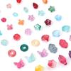 20 ks skleněných korálků skořápka květinové geometrické kouzlo pro DIY náhrdelník náramek náušnice příslušenství pro výrobu šperků