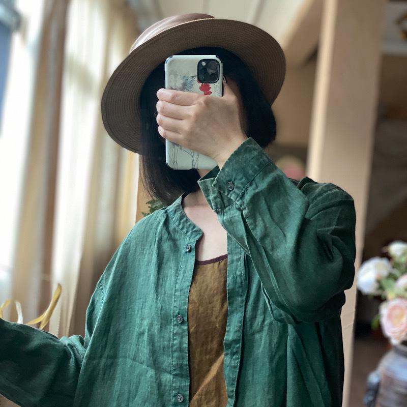 Zen Hemp Oversized Relaxed Shirt Dress robe