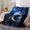 1pc. Fantasy Beauty and the Beast Garden Blanket, Home Decor, Office Throw, Outdoor Picnic Rug, Gift for Disney Fans (80x120cm)