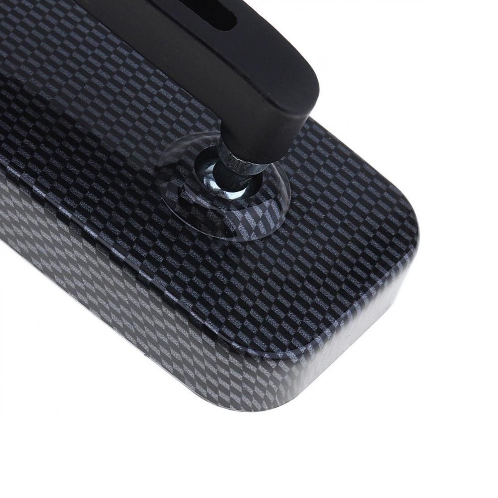 Universal 8mm 10mm Motorcycle Handle Bar End Rear Side View Mirrors Aluminum Rectangle Blind Spot Blue Rearview Side Mirror