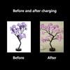 LED Table Lamp Rose Flower Tree USB Night Lights Home Decoration Xmas Christmas Wedding Bedroom Decor