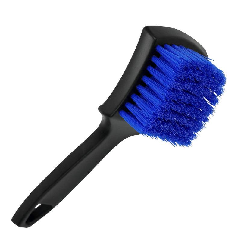 Tire & Fabric Cleaning Brush with Stiff Bristles for Car Wash & Floor Mats