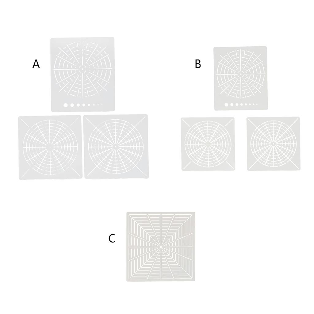 Stone Painted Handicraft for Creative Mandala Drawing Stencils Mandala Template Dot Painting Tool Point Hollow Template
