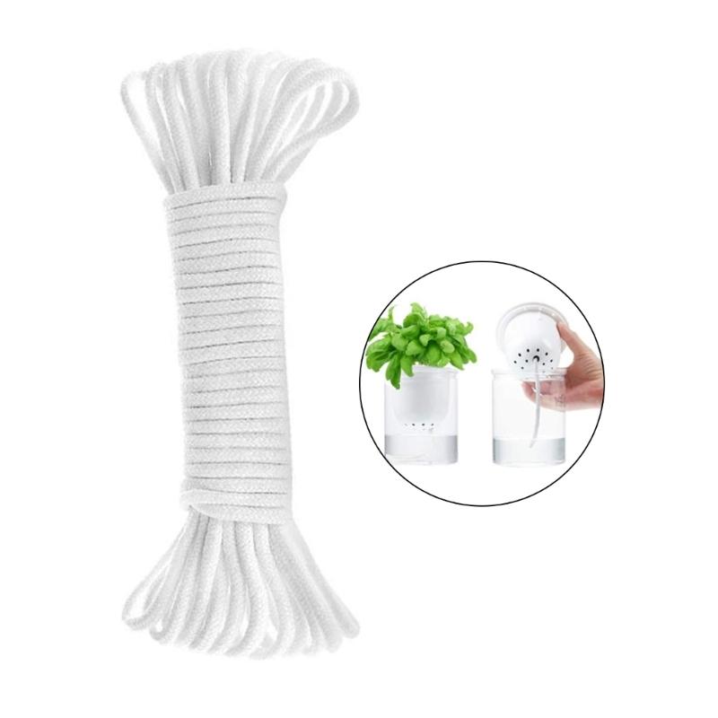 DIY Auto Watering Cotton Rope 18Meters Suitable For Plant Continuous Moisture Content Gardening Tool Indoor Outdoor Use