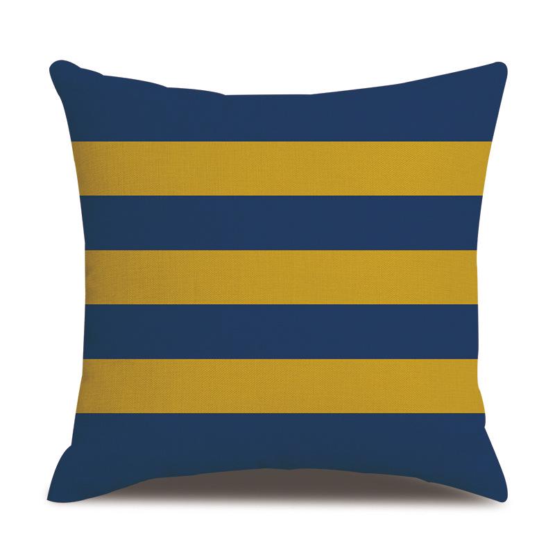 Mediterranean Style Nordic Modern Pillowcase Geometric Pattern Office Pillow Car Sofa Cushion Cover