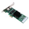PCIE Network Card Double RJ45 Ports 10Mbps 100Mbps 1000Mbps 82575 Chipset PCI Express Network Adapter Support for