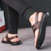 Men's Big Size Summer Sandals: Soft Sole, Non-Slip, Outdoor Flip-Flops, Two-Way Beach Shoes, Sizes 45-48