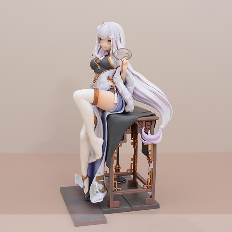KADOKAWA Animester Re:Zero Rem Emilia Graceful Beauty Ver. 1/7 Scale PVC Action Figure Anime Figure Model Toys Doll Gift