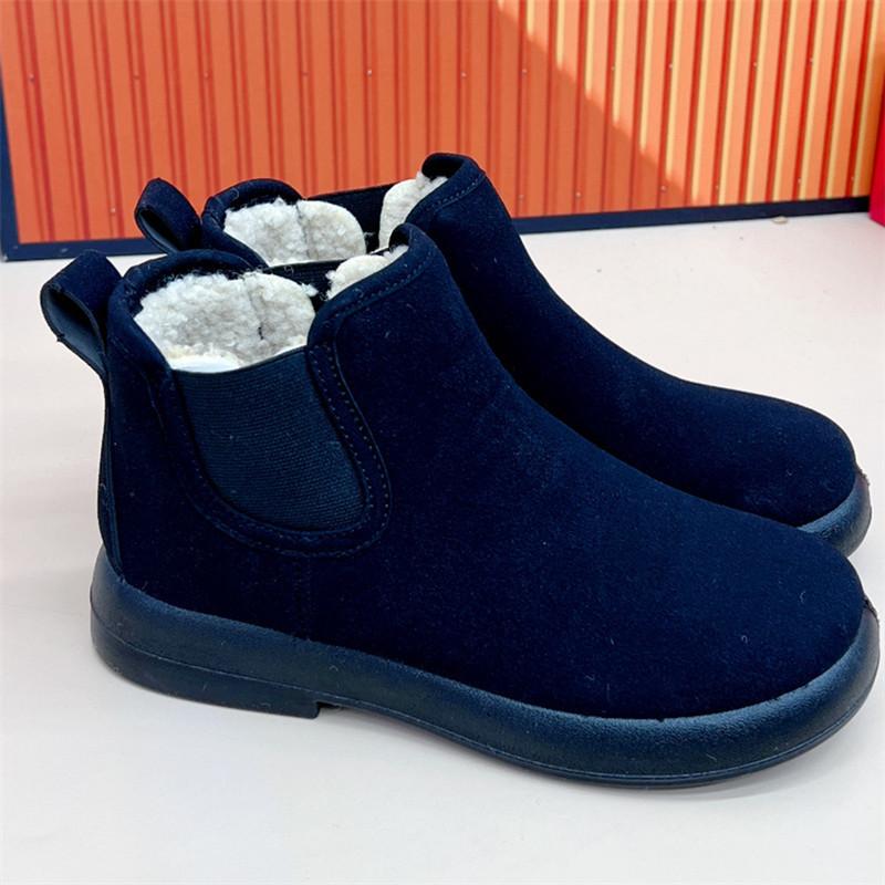 Snow Boots for Women Casual Lightweight Anti-Slip Faux Fur Lined Ankle Booties Women's Comfortable Winter Warm Faux Suede Platform Short Boot Shoes