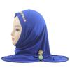 Easy To Wear Girls Instant Hijab Scarf Muslim Hijabs Handmade Flower Amira Lovely Flower Headscarf Turban for 2-6 Years Kids
