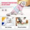 Kombinezon pooperacyjny dla kota dla psa samca i samicy, ochrona ran po sterylizacji, zapobiegający lizaniu, piżama dla zwierząt, miękka tkanina