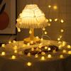 Outdoor LED White Ball String Lights for Camping, Awning, and Birthday Decorations