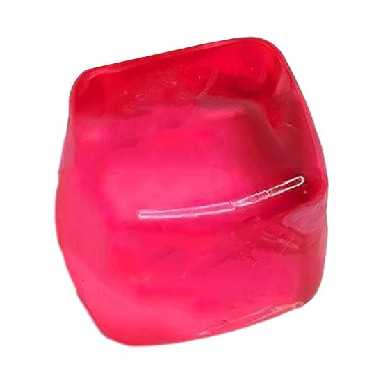1/2/4Pcs Shapeable Coconut Oil Squeeze Ball Stress Relief Clear Ice Cube Toy Slow Rising Focus Aid Anti-anxiety Sensory Toy