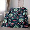 1pc Forest Creatures Lightweight Flannel Blanket, Comfortable and Warm Blanket, for Office and Camping Sofa Bed, Livingroom127