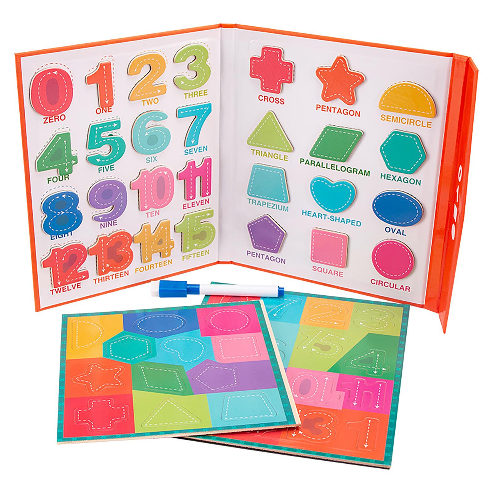 

Деревянная обучающая доска с дробями Магнитная книга 10 мл One Size