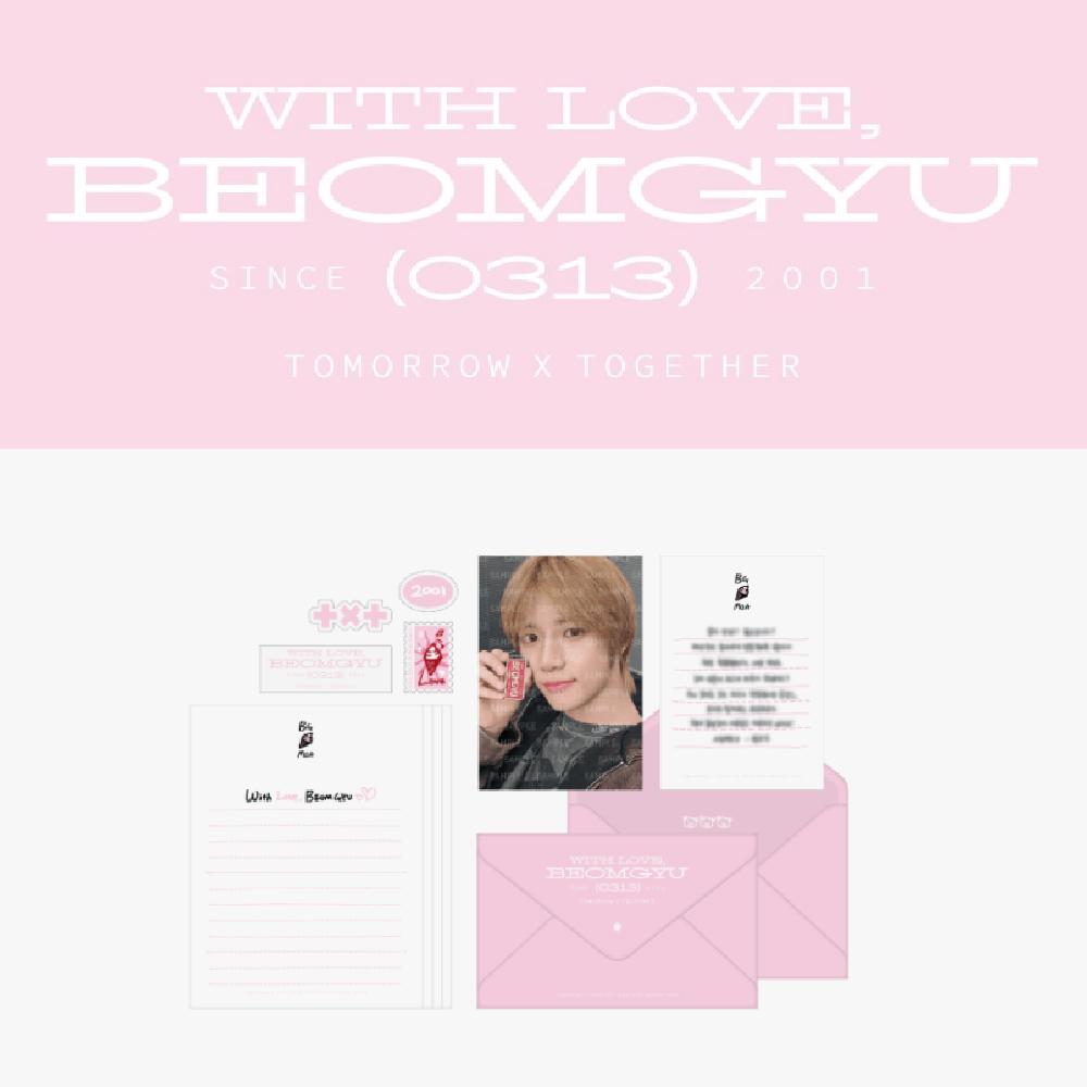 

2-й предварительный заказ TXT с набором букв LOVE BEOMGYU
