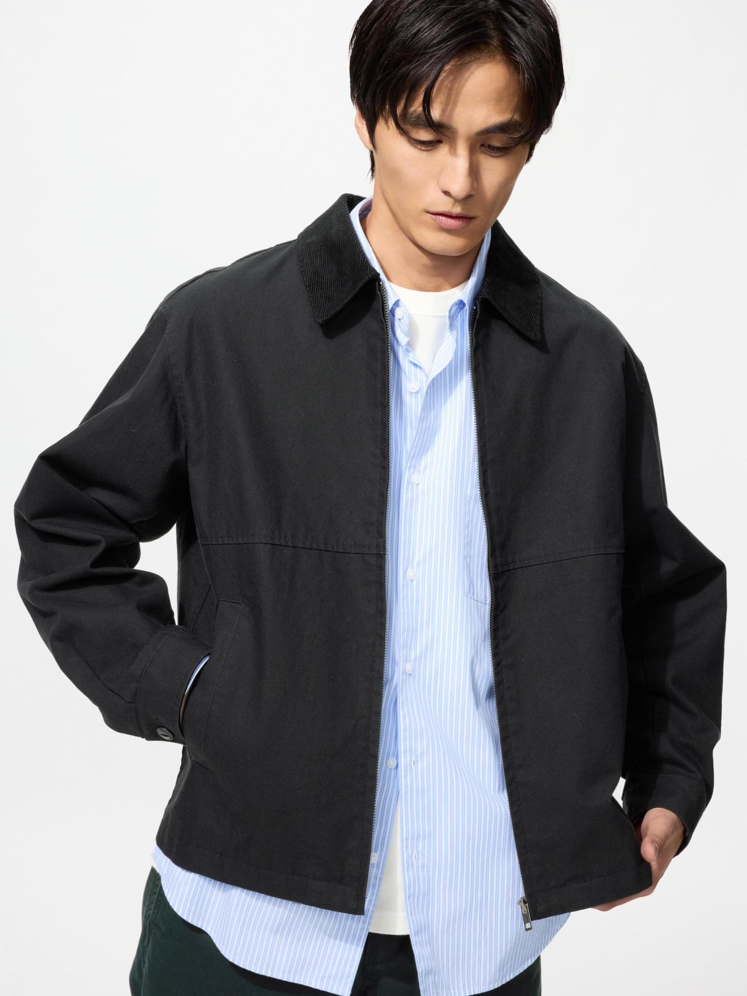 Uniqlo Zip Up Short Blouson Model 09 BLACK/XS