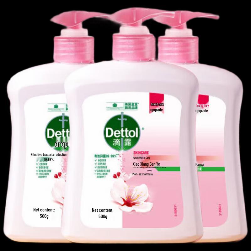 Dettol Moisturizing Antibacterial Hand Wash 3-Pack