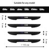 NGGU1 4pcs Rubber Car Door Edge Protector Sticker Anti Collision Anti-scratch Strips For Ford Mondeo Focus 2 3 4 Mustang