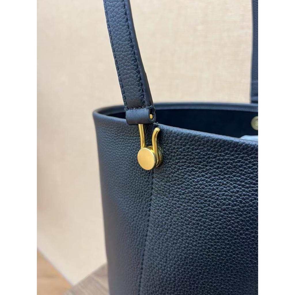 Bolsa de balde nicho TR francesa couro bovino de primeira camada versátil personalizada para o dia a dia textura premium ombro portátil bolsa tote