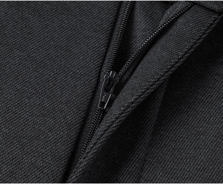 Far infrared heating up: New autumn and winter business casual straight leg solid color men's casual pants for men