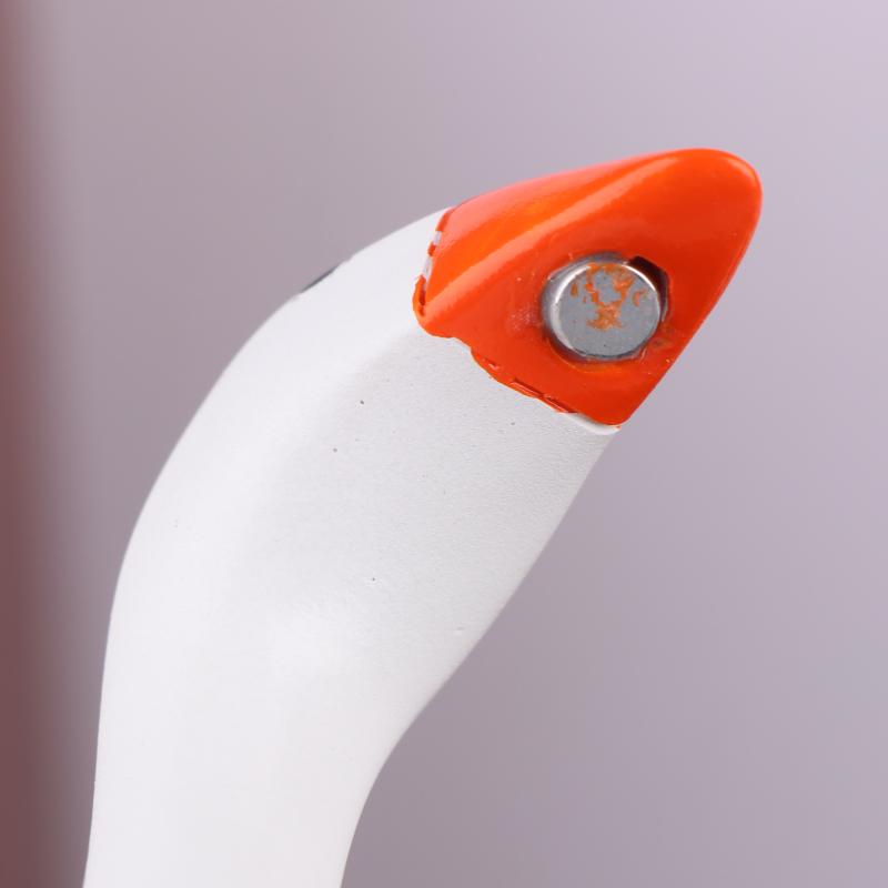 Magnetic Goose Key Holder - Resin Desk Decor For Office Home, Cute Duck Figurine With Tool Rack