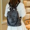Trendy women's backpack new retro casual backpack large capacity fringed shoulder messenger bag