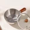 Stainless Steel Mini Pot with Lid, Ideal for Single-Serve Noodles, Soups, and Baby Food