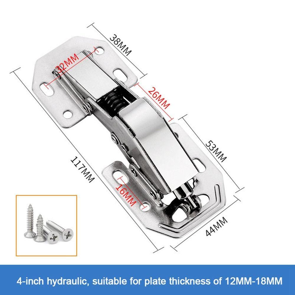 Hydraulic Door Hydraulic Hinges No Punching Door Concealed Hinges New Damper Buffer  Cabinet Door
