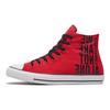 Chuck Taylor All Star Зручні та стильні високі кеди з канвасу Унісекс Червоні