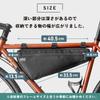 GORIX Frame Bag Road Bike Bicycle Large Capacity 3L Water Repellent Waterproof Zipper Thin Triangle Bag Stylish Cycle Bag MTB Cross Bike Bag Cool