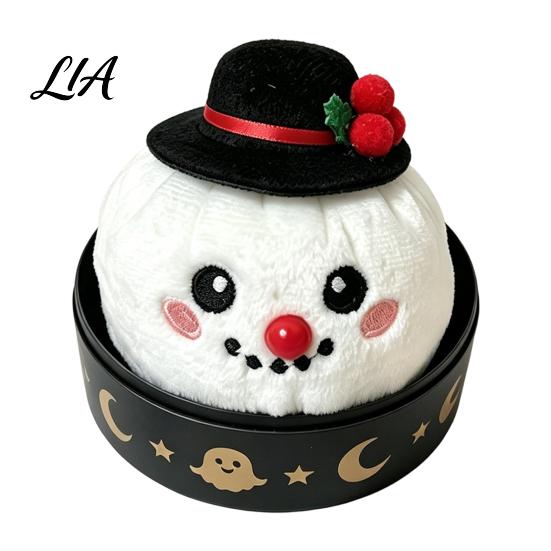 Handheld Squeezable Toys Christmas Plush Dumpling Stress Relief Toy, Santa Claus Snowman Reindeer Toy Steamed Bun Squeeze Relaxation Sensory