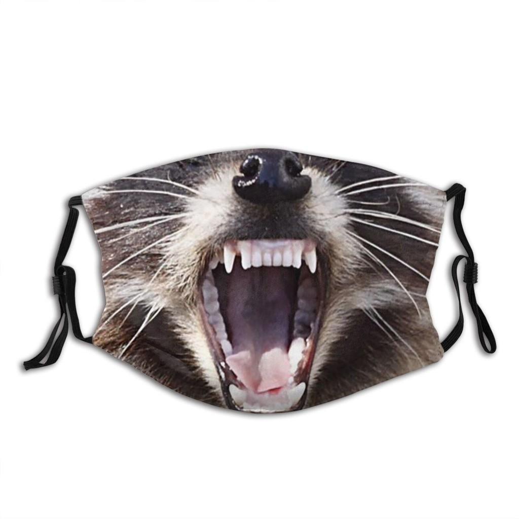 Animal Mask Funny Print Cotton Face Mask With Earloops For All Seasons