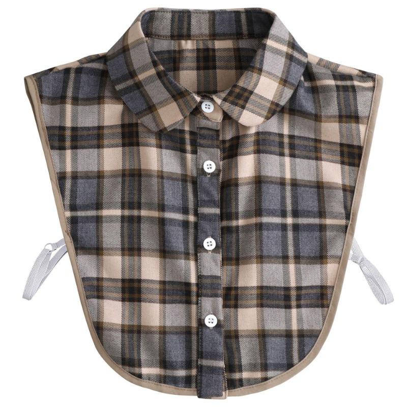 Hollow Lace Chiffon Doll Cotton Fake Collar Blouse Sweater Detachable Shirt Collar False Collar Lapel Women Top Collars Decor