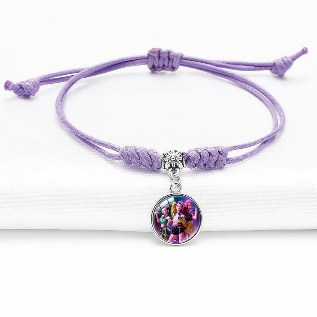 Vajra Weaving Knot Bracelet With Multi-Color Adjustable Pendant