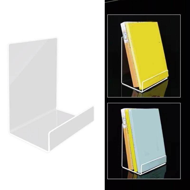 Clear Book Holders Magazine Stand Acrylic Books Stand Cookbooks Stand Recipe Holders for Magazine Brochures Menu Card