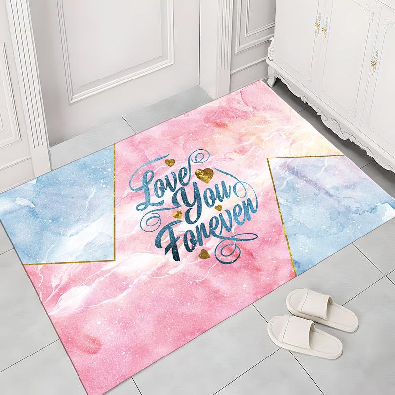 Eingangsmatte Schlafzimmer Badezimmer Küche Badezimmer Schmutzabweisende Fußmatte