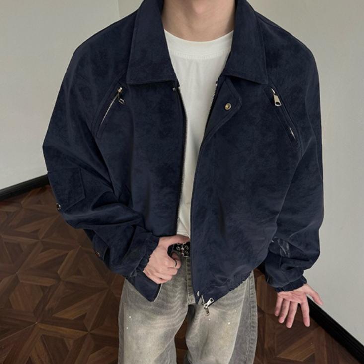 STREETRICH Autumn American Retro Cargo Jacket Men Streetwear Fashion Loose Casual Short Bomber Coat Man Motorcycle Jacket Outerwear