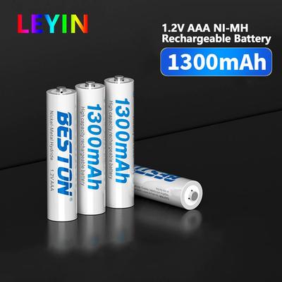 1,2 V NI-MH AAA 1300 mAh Akku, vorgeladene Bateria für Kameraspielzeug