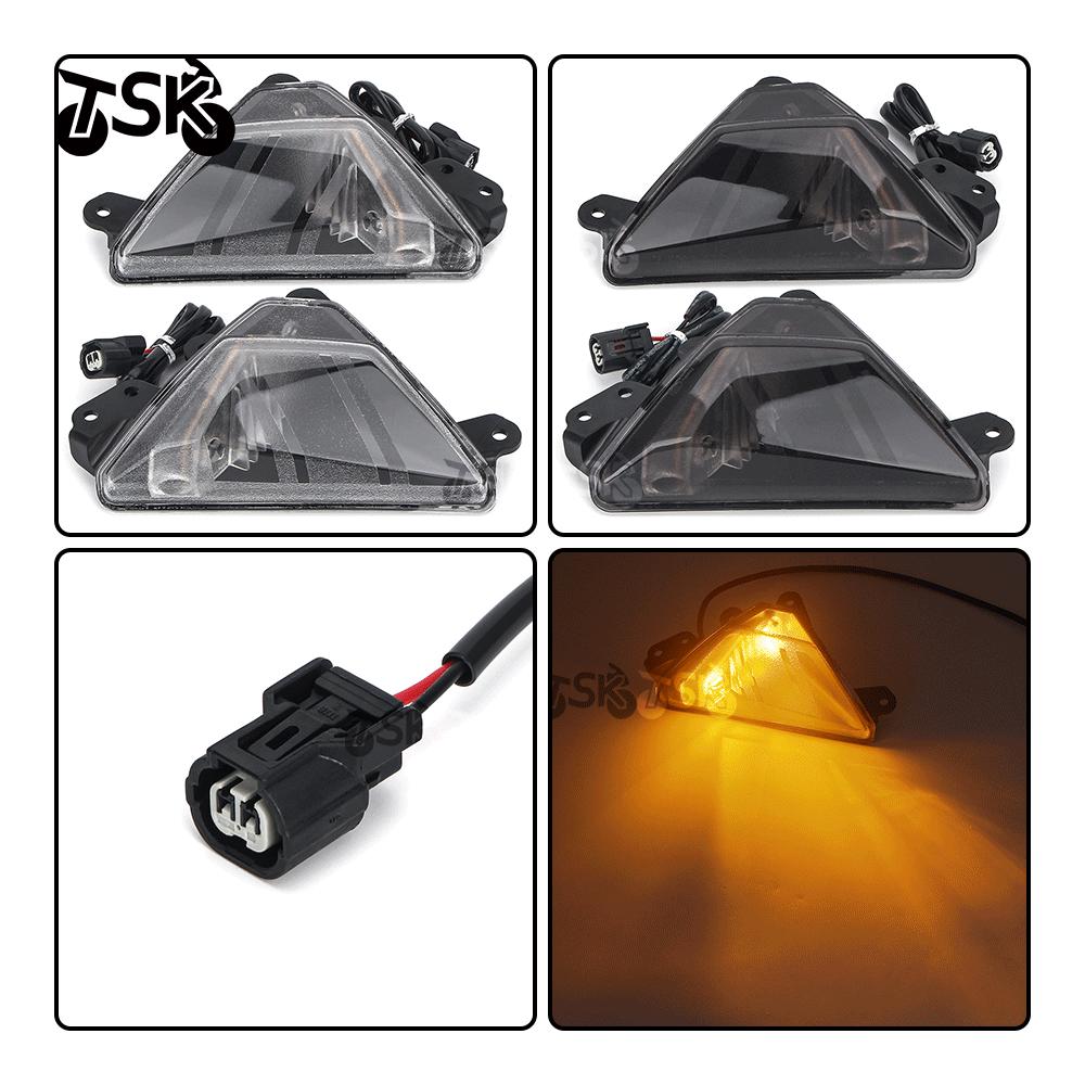 Front LED Turn Signals Light for Kawasaki Ninja ZX-4R ZX-4RR Ninja650 Ninja 650 ZX4R ZX4RR 2023 2024 Turning Lamp