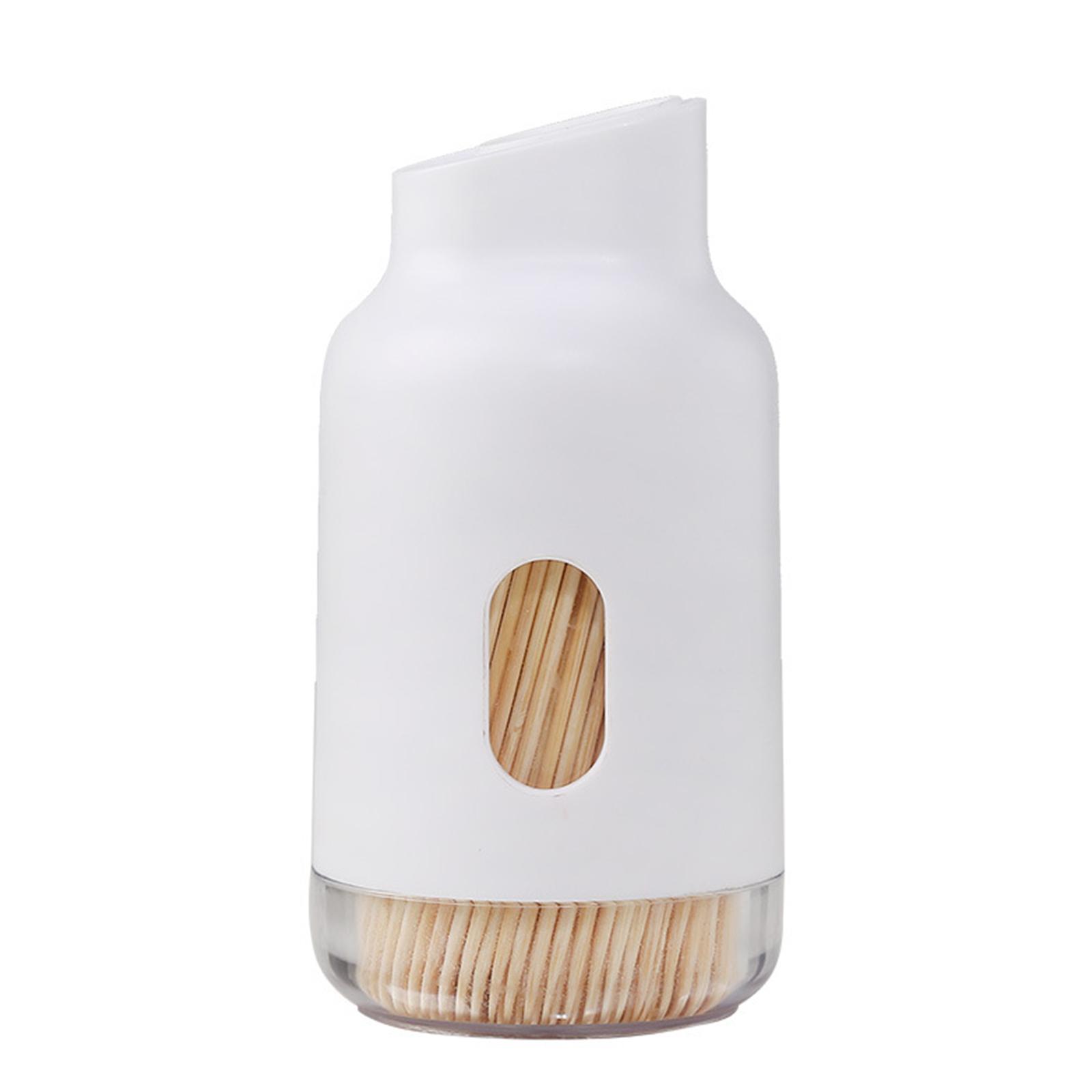 

Элегантный футляр для зубочисток Водонепроницаемый диспенсер для зубочисток Пылезащитный футляр для зубочисток Пластиковый контейнер для зубочисток A