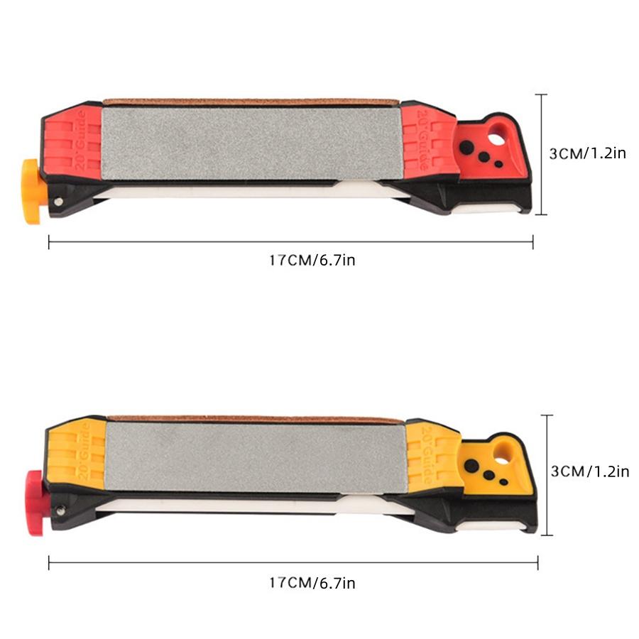 Portable Home Multi-Function Adjustable Manual Knife Sharpener Guided Field Sharpener Compact Travel Knife Sharpener Tool