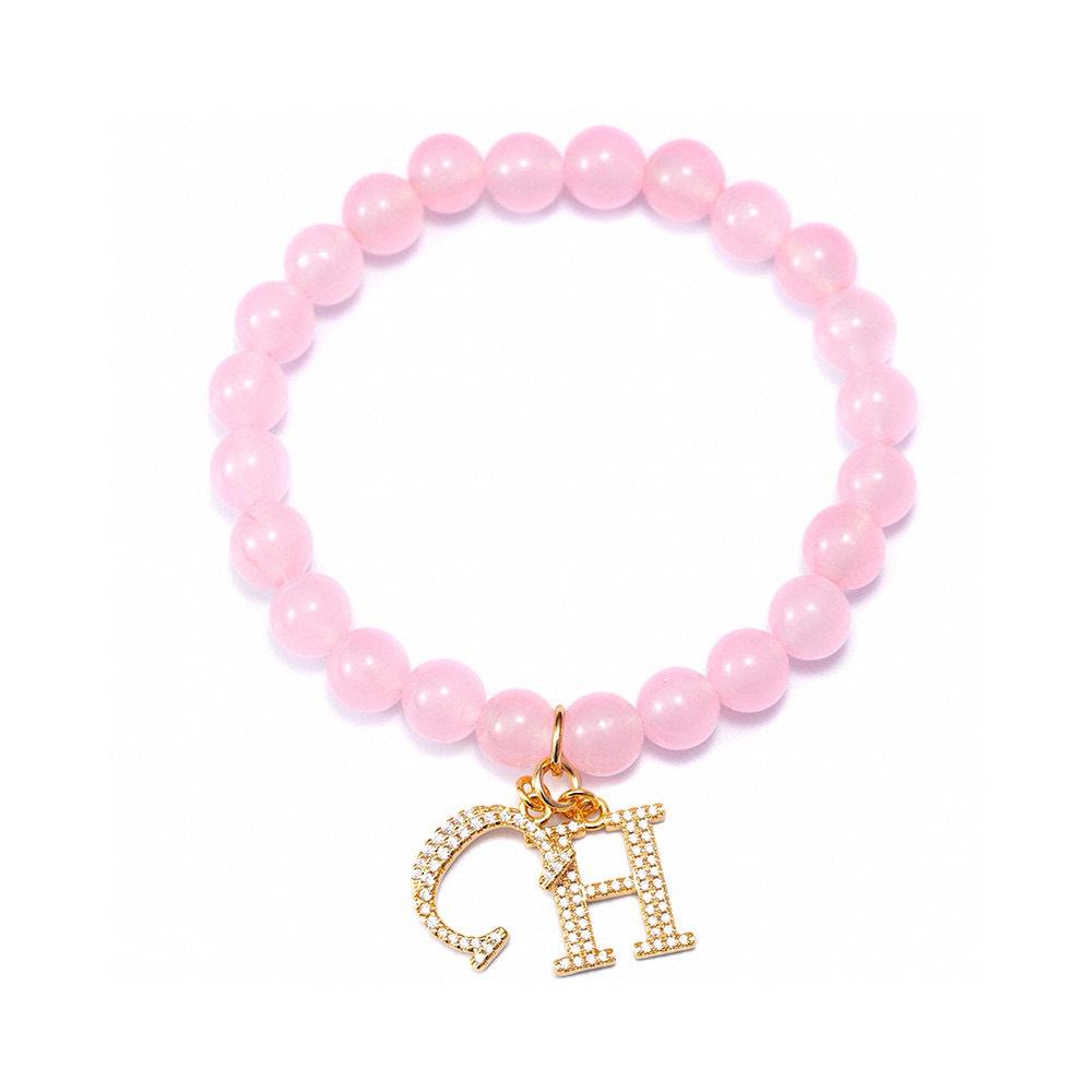 CHHC New Pendant Bracelet: Cute Pink Elastic Hand Jewelry Gift