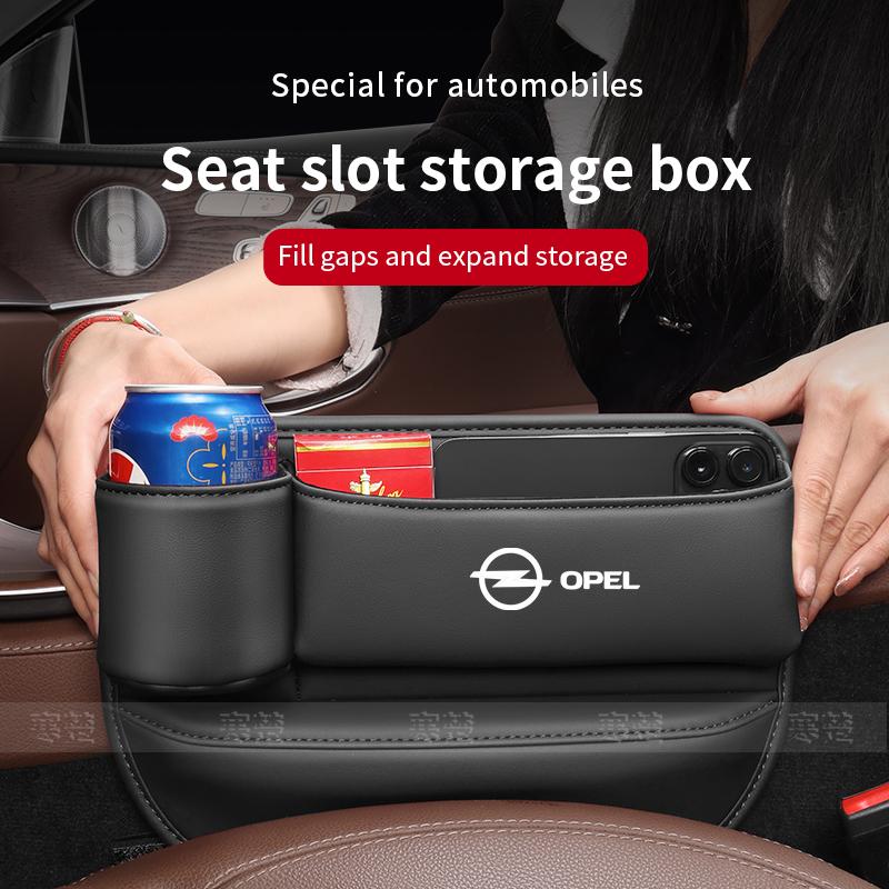 Car Seat Gap Multifunction Crevice Storage Box For Opel OPCline ASTRA CORSA INSIGNIA MOKKA VECTRA GRANDLANG ZAFIRA GTC Tigra