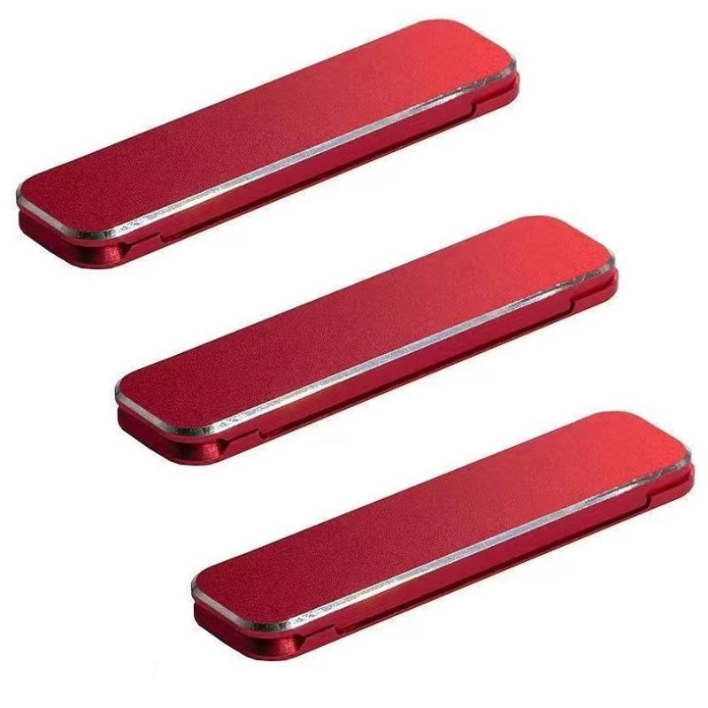 1/3Pcs Mini Invisible Foldable Mobile Phone Stand Aluminum Alloy Desktop Mount Material Holder Adjustable Angle For Cellphone