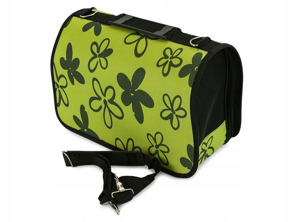 Dog Bag Dots Green (75) Gab_B