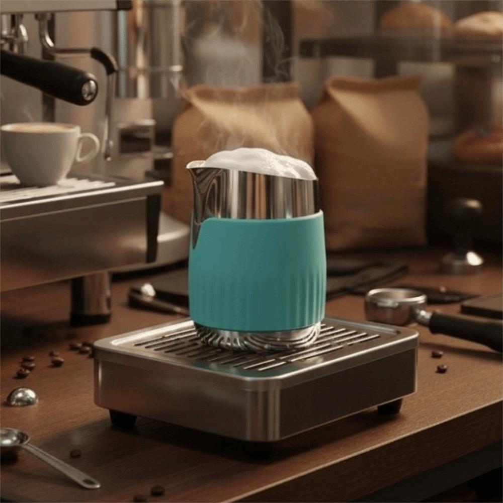 304 Stainless Steel Milk Frothing Pitcher Anti‑scald Latte Art Milk Frother Jug Kitchen
