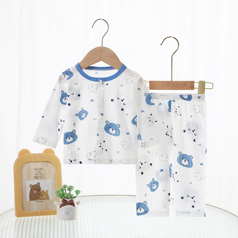 Baby Cotton Summer Sleepwear Set With Antibacterial Soft Fabric For Newborns And Infants